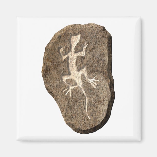 Lizard-stone Magnet (Front)