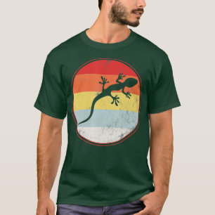 Lizard Vintage Geckos Terraristic Reptiles Hobby T-Shirt