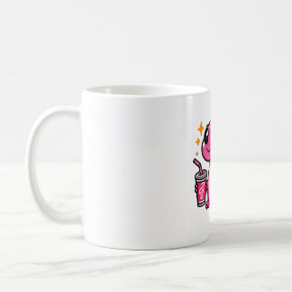 Lizard with soda coffee mug