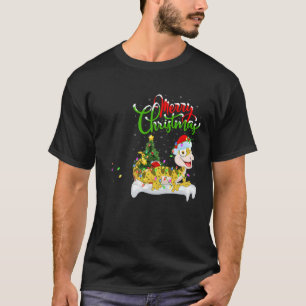 Lizard Xmas Decorations Santa Lizard Christmas T-Shirt