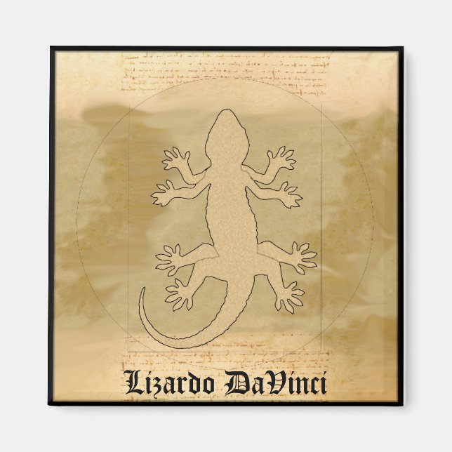 Lizardo DaVinci Magnet (Front)