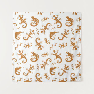 Lizards Chameleons: Seamless Pattern Design. Tapestry