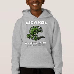 Lizards Make Me Happy Cute Gecko Reptile