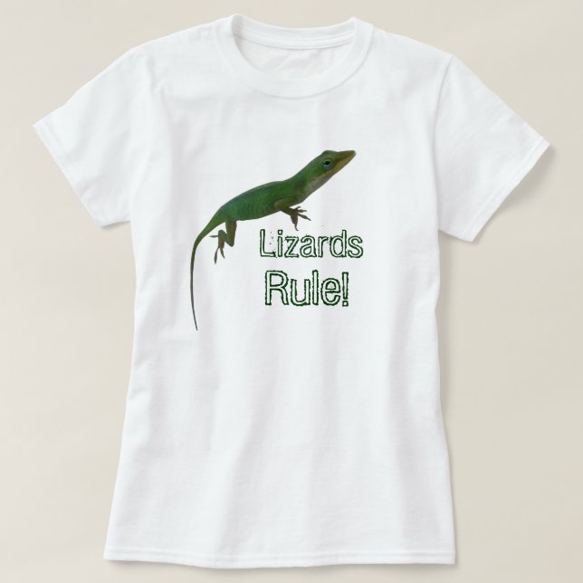 Lizards Rule T-Shirt (Design Front)