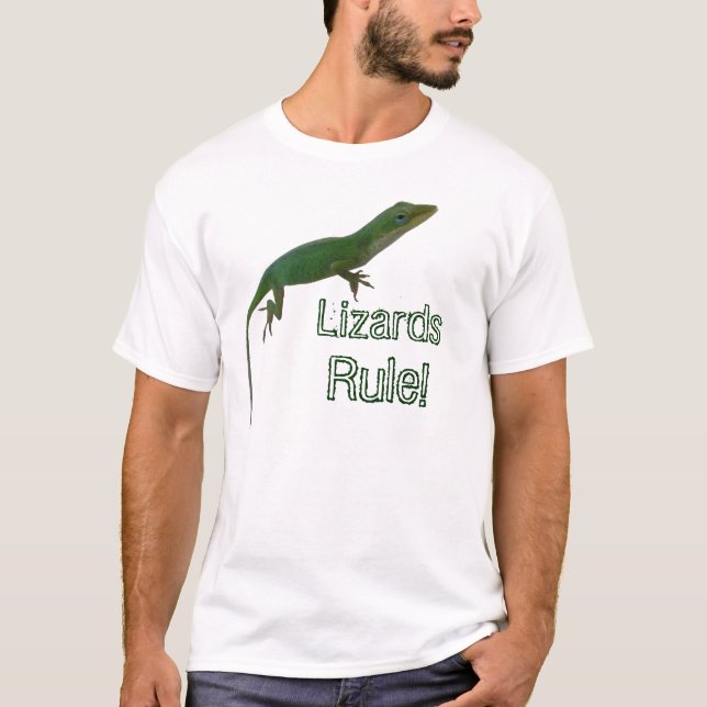Lizards Rule! T-Shirt (Front)