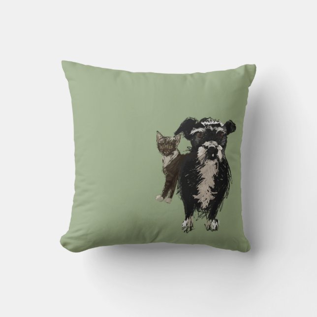 Lizzie 2.0 throw pillow (Front)