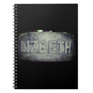 Lizzie Borden Grave Marker - Fall River, MA Notebook