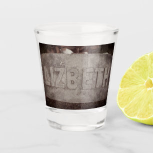 Lizzie Borden Grave Marker - Fall River, MA Shot Glass