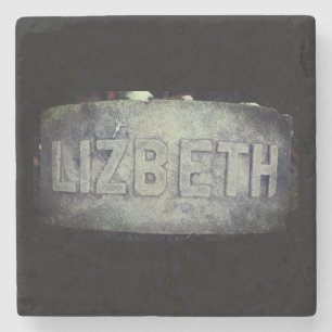 Lizzie Borden Grave Marker - Fall River, MA Stone Coaster
