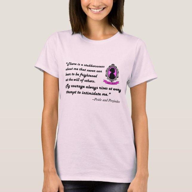 Lizzy Bennet Quote T-Shirt #1 (Front)