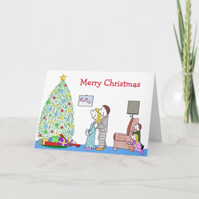 Lizzy's People Christmas Surprises Card (Front)