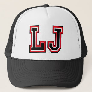 LJ Monogram Trucker Hat
