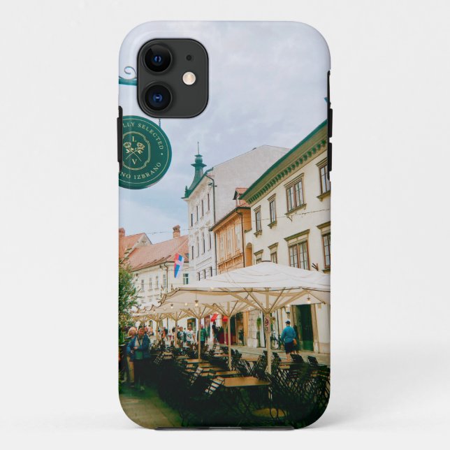Ljubljana Cityscape Case-Mate iPhone Case (Back)