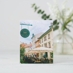 Ljubljana Cityscape Postcard
