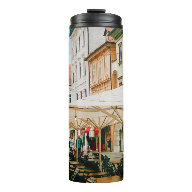 Ljubljana Cityscape Thermal Tumbler (Front)