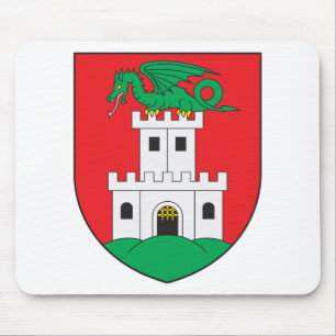Ljubljana Coat Of Arms Mouse Pad