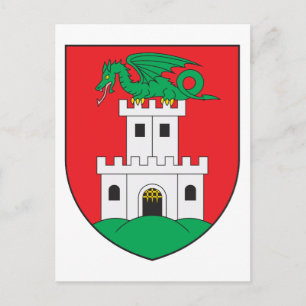 Ljubljana Coat Of Arms Postcard