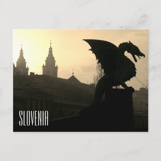 ljubljana dragon bridge postcard (Front)