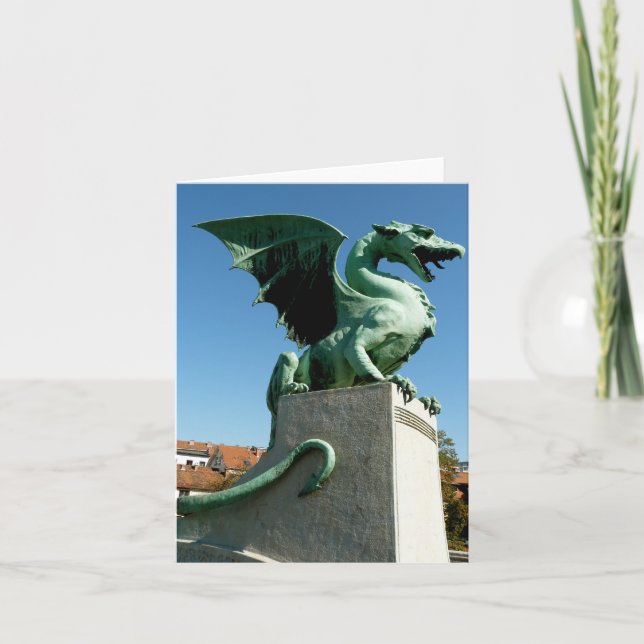 Ljubljana Dragon Card (Front)