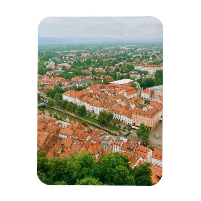 Ljubljana from above magnet (Vertical)