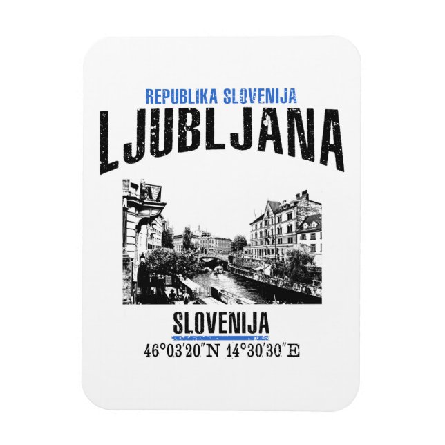 Ljubljana Magnet (Vertical)