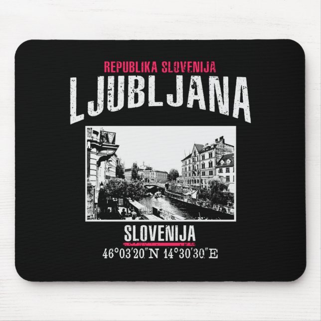 Ljubljana Mouse Pad (Front)