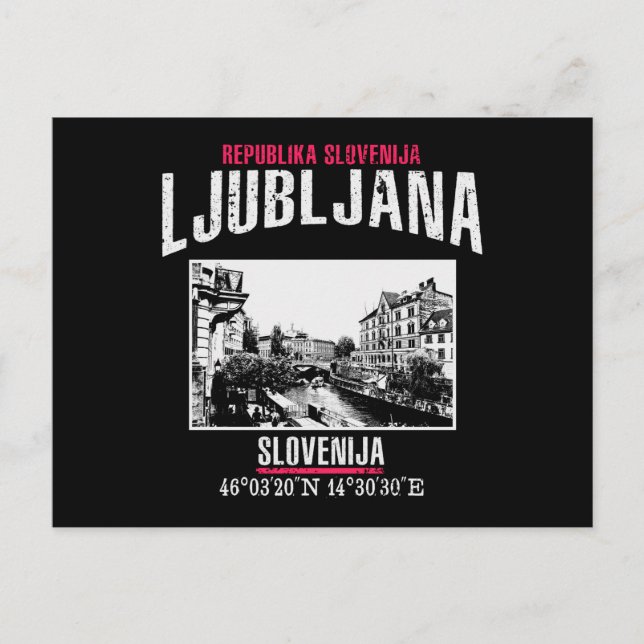 Ljubljana Postcard (Front)