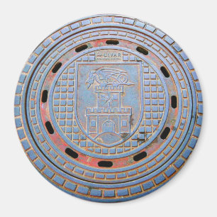 Ljubljana Sewer Cover Magnet