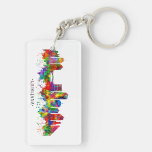 Ljubljana Skyline Keychain