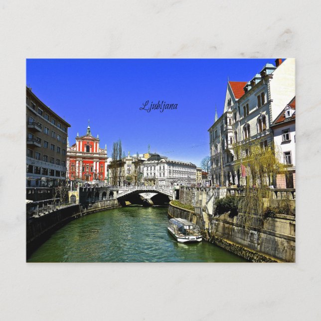 Ljubljana, Slovenia Postcard (Front)