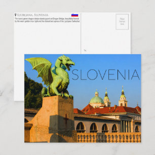 Ljubljana, Slovenia Travel Postcard
