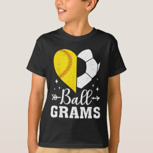Ll Grams Funny Softll Soccer Grams T-Shirt