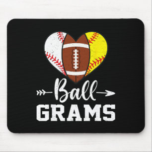 Ll Grams Sell Footll Softll Player Mouse Pad