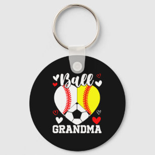 Ll Grandma Funny Sell Softll Soccer T Shirt Keychain