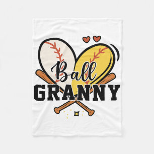 Ll Granny Sell Softll Heart  Fleece Blanket