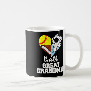 Ll Great Grandma Soccer Footll Softll Volleyll  Coffee Mug