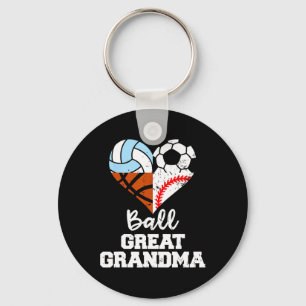 Ll Great Grandma Soccer Sell Sketll Volleyll Keychain