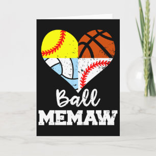Ll Memaw Sell Softll Sketll Volleyll Player Card