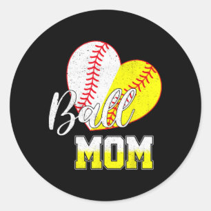 Ll Mom Heart Sell Softll Mama Women Mothers Day Classic Round Sticker