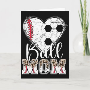 Ll Mom Heart Soccer Sell Mom  Card