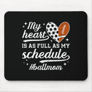 Ll Mom Proud Footll Soccer Mom Mouse Pad