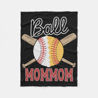 Ll Mommom Sell Softll Player Team Sports  Fleece Blanket