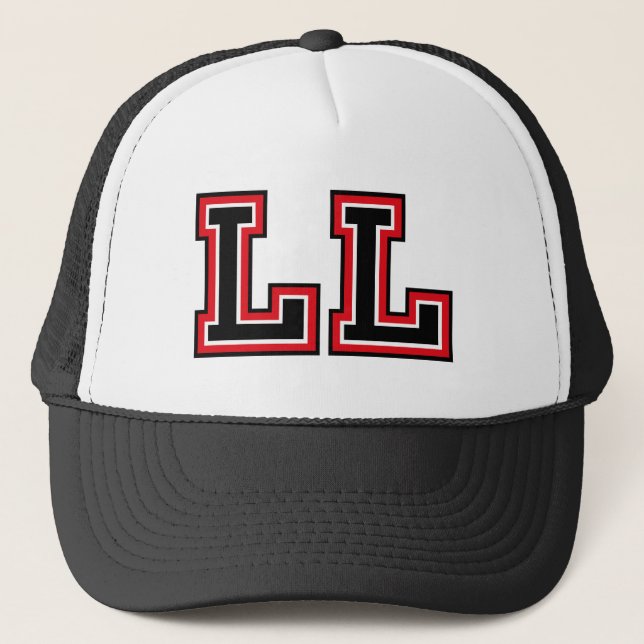 "LL" Monogram Trucker Hat (Front)