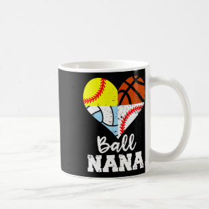 Ll Nana Funny Sell Softll Volleyll Sketll Coffee Mug