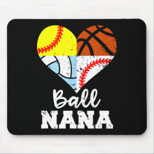 Ll Nana Funny Sell Softll Volleyll Sketll  Mouse Pad