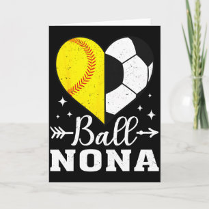 Ll Nona Funny Softll Soccer Nona T Shirt Card