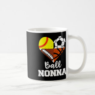 Ll Nonna Soccer Footll Softll Sketll Player Nonna Coffee Mug