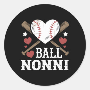Ll Nonni Sell Heart Nonni  Classic Round Sticker