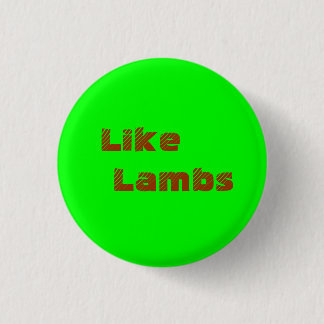 LL Tree Font Badge 1 Inch Round Button