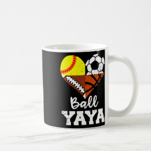 Ll Yaya Soccer Footll Softll Sketll Player Yaya Coffee Mug